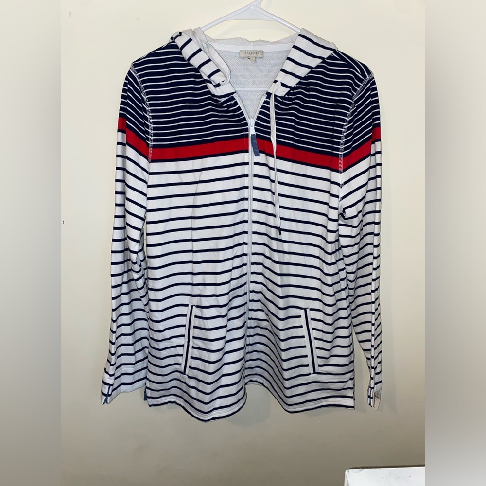 NWT talbots zip up sweater